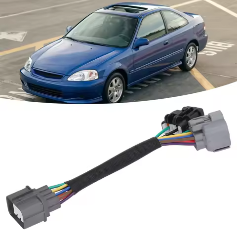 OBD2 to OBD1 8 Pin Distributor Adapter Harness C154 A002 Replacement for Civic 1999‑2000