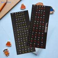 Sun 1PC Beginner Musical Scale Frets Note Decal Guitar Scales Stickers Fretboard Sticker Guitar Note