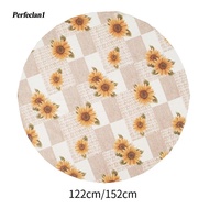 Garende Flower Table Cloth Boho Decorative Round Table Cover Tablecloth for Restaurant Home Thanksgi