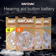RAYOVAC PEAK Hearing Aid Batteries 1.45V Size 312 /10 / 13 / 675 PR41 Zinc Air Battery