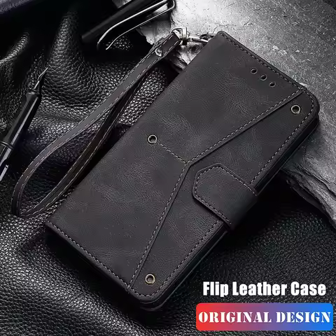Leather Case For Redmi Note 11 12 13 14 15 Pro Plus 5G 4G 12S 11S Flip Case Cover For Xiaomi 15T 13T