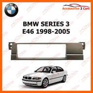 หน้ากากวิทยุรถยนต์ BMW SERIES 3 E46 (1 DIN) 1998-2005 (NV-BM-007)
