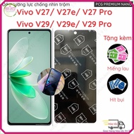 Vivo V27e/ V29e anti-peeping screen protector and PPF cnt curved screen protector for Vivo V27/ V27 