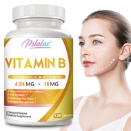 Vitamin B Complex with 9 Key Nutrients | 30/60/120 Supplements | Vitamin B1, B2, B6, B12, Folic Acid