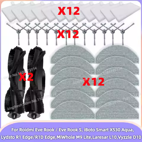 Fit For Lydsto R1D Edge/MiWhole M9 Lite/Laresar L10/Vyzzle D10/iBoto Smart X530 Aqua, Haier HSR Home