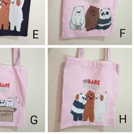 Totebag We Bare Bears / We Bare Bears Wbb Bags