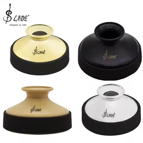 SLADE New Type Saxophone Silencer Mute Damper Alto Saxophone Practice Silencer Saxophone Parts Woodw