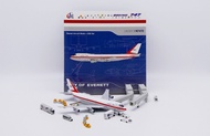 Ready Stock JC Wings 1: 400 Boeing Original Factory B747-100 Free Ground Service Set N7470 Model