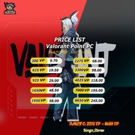 Valorant Point PC Valorant Big Points 2275 - 8250