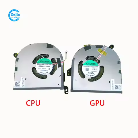 New Original LAPTOP CPU GPU Cooling Fan for DELL XPS 15 9500 9510 9520 Precision 5550 5560 5570