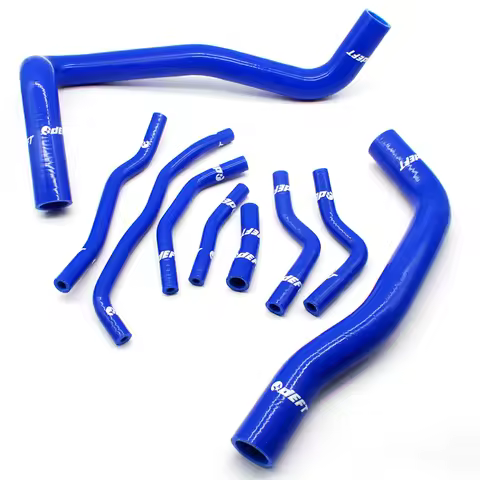 DEFT Silicone Coolant Radiator Hose Kit For Honda Civic FD2 FG2 K20A Engine 8th generation 9Pcs Car 