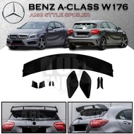 MERCEDES BENZ A-CLASS W176 2013-2018 AMG SPOILER A45 AMG LOOK REAR TRUNK SPOILER WING FOR W176 ROOF 
