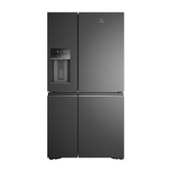 ELECTROLUX ตู้เย็น 4 ประตู 21.5 คิว EQE6179B-B สีดำด้าน