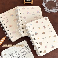 Pockets Notebook Thickened Horizontal Line Student Portable Notebook Coil Notebook