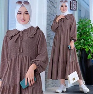 Gamis Crinkle Rubiah Uragiri Gamis Crinkle Terbaru 2022 Gamis jeans wanita kekinian 2022 import Gami