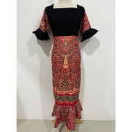 Dress Gawai Corak Dayak