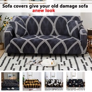 Elastic Sofa Slipcovers Couch Cover 1/2/3/4 Seater Modern Sofa Cover for Living Room Sectional Corner L-shape Chair Protector