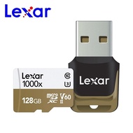 Lexar 1,000x microSDXC UHS-II Memory tf Card 128G 128gb Read 150M with Card Reader