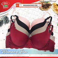 Women's Wired Bra Plus Size C/D Cup Lycra Lace Material Size 38 40 42 Lace Bra