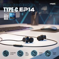 Salpido EP14 Stereo Sound Earphone Type C (BLACK)