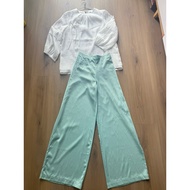 NEWTAG SET BLUE WHITE BLUE PANTS