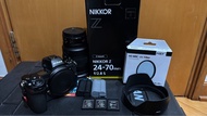Nikon z6 + Nikkor z 24-70 2.8 + XQD card