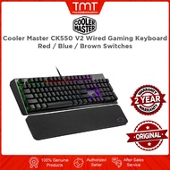Cooler Master CK550 V2 Wired Gaming Keyboard Red / Blue / Brown Switches