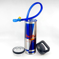 ถ้วยกันหนาวกันร้อน Red Bull F1 สำหรับผู้ชมการแข่งขันรถบิดแบบเรียบง่าย แก้วดื่มน้ำกีฬาแบบมีตะไบ สติกเ