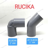RUCIKA 2" AW ELBOW 45 ELBOW 2" AW/ KNEE/ 45 KNEE 2" AW/