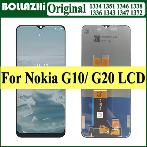 6.52" For Nokia G10 LCD Display Touch Screen Digitizer Assembly For Nokia G20 LCD TA-1334 TA-1336 Re