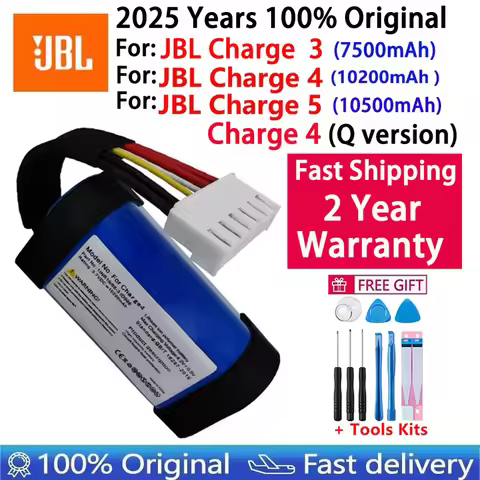 Fast Shipping 2025 Years 100% Original Replacement For JBL Charge 3 4 5 Charge3 Charge4 Charge5 Batt