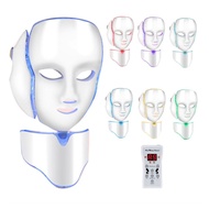 LED Photon Beauty Device 7 Colors Led Facial Mask Led Photon Therapy Face Mask Light Therapy Acne Mask Neck Beauty Led Mask