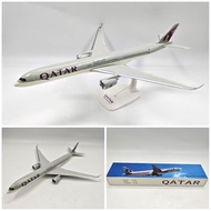 1/200 Airbus A350-1000 Katar Air Aerodynamic ABS Assembled Simulation Airplane Model Static Collecti