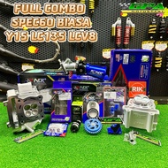 NLK FULL COMBO SET SPEC60 BIASA LC135 Y15 LCV8 SUPERHEAD THIRFT BLOCK SPRO 60MM