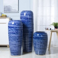 Jingdezhen Ceramic Vase Three-Piece Floor Vase Retro Creative Large Crafts Wholesale