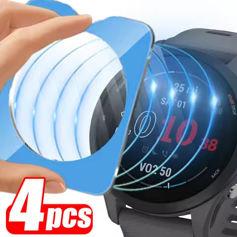 1-4Pcs Tempered Glass for Garmin Forerunner 255 955 165 Screen Protector with Positioning Kit Quick 