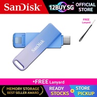 Sandisk Creator Phone Drive USB 3.2 Type C & IP Read Speed 90MB/s 128GB 256GB IXD0N 12BUY.SG OS