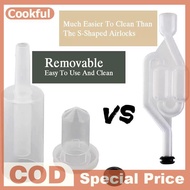 Brewing Fermentation Airlock & Grommet & Stickers Kit Make Beer Wine Sauerkraut Kimchi Kombucha Pick