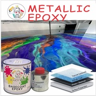 1L Metallic Epoxy Paint EPOXY METALLIC EPOXY FLOOR PAINT PROTECTIVE & Tiles & Floor Paint KikKik
