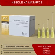 Disposable 30G needle 13mm25mm4mm non-painless small needle pointed skin acne needle beauty needle