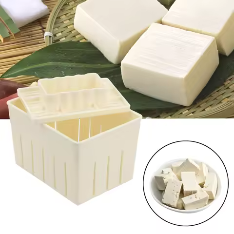 DIY Tofu Mold Kitchen Cooking Tool Set Kitchen Gadgets Homemade Plastic Tofu Press Mould Soybean Cur