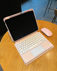 แป้นพิมพ์และเมาส์บลูทูธแบบหมุนได้ MD เคสสำหรับไอแพด Pro 11 10.5 iPad Pro 9.7 2018 iPad 10th เจน2022 