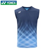 สูทมืออาชีพบาสเกตบอลเสื้อกั๊กแขนกุดใหม่ของ Yonex สำหรับผู้ชายและผู้หญิงเสื้อกีฬารัดรูปสำหรับผู้ชายกา