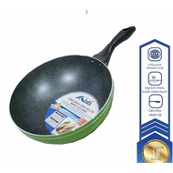 Non-stick stone pan with magnetic bottom size 28-30cm, super durable stone pan. Deep non-stick stone