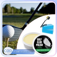 1set Golf Club Cleaner With Golf Brush And Sponge Golf Club Cleaner Metal Club Head Cleaner