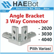 [HAEBOT] Inner Angle Connector 3 Way Bracket 2020 3030 4040 V Slot Aluminum Profile Bracket Corner V