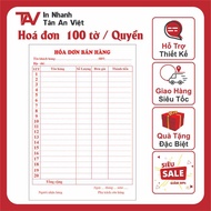 RETAIL INVOICE IN MANY PRE-PRINTED LINES - TEARED LABELS - 100 SHEETS / BOOK - A5 SIZE Invoice Book