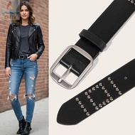 GILL Punk Rivet Belts, Trendy Design Y2K Waist Belt, Fashion All-match Heavy Metal Jeans Belt For Wo