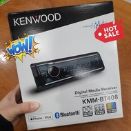 NEW‼ KMM-BT408 ❌ไม่มีรีโมท❌ วิทยุติดรถยนต์ 1DIN (ไม่เล่นแผ่น) USB/AUX/BLUTOOTH