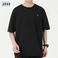 ZEKE A0028 Men's Short Sleeve T-shirt Embroidered Logo T-shirt Men Short Sleeve Tops